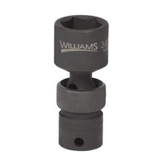 Impact Socket: 3/8" Drive, 14 mm Socket, Hex Drive