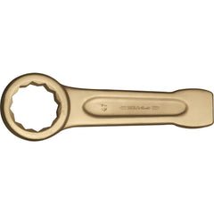 Slogging Box End Wrench: 2-9/16", 12 Point, Single End