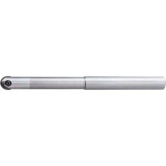 Indexable Ball Nose End Mill: 20 mm Cut Dia, Solid Carbide, 160 mm OAL