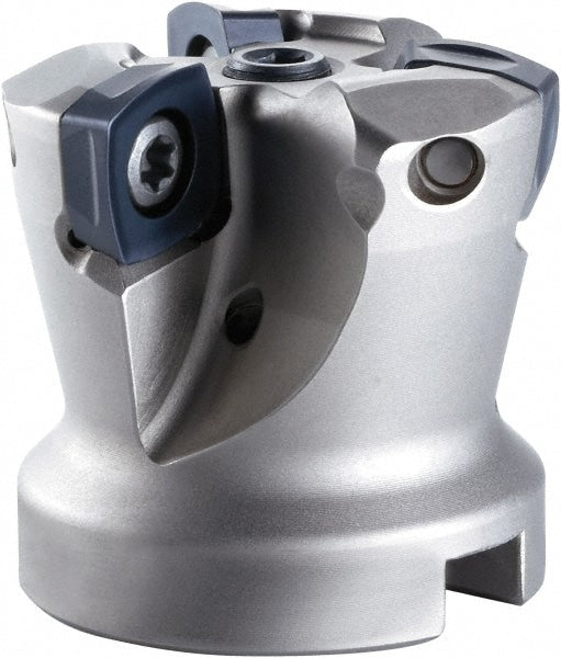 2-1/2" Cut Diam, 3/4" Arbor Hole Diam, 1.968" Max Depth, Indexable Square-Shoulder Face Mill