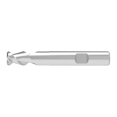 Corner Radius End Mill: 3.00 mm Dia, 5.00 mm LOC, 0.20 mm Radius, 2 Flute, Solid Carbide