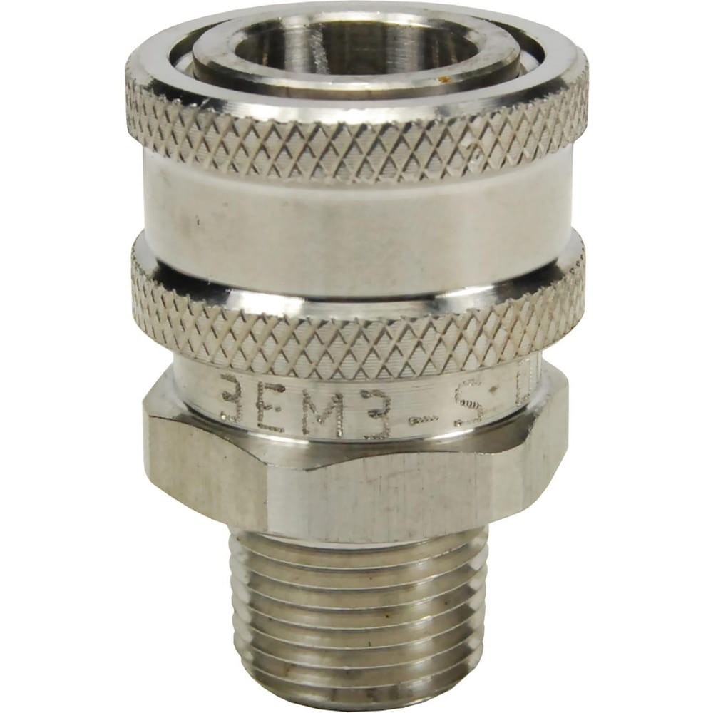 Hydraulic Hose Fittings & Couplings; Type: E-Series Straight Through Male Threaded Coupler; Fitting Type: Coupler; Hose Inside Diameter (Decimal Inch): 0.7500; Hose Size: 3/4