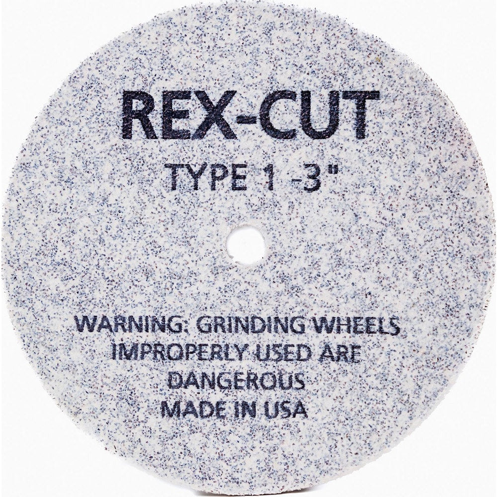 Deburring Wheel: 3" Dia, 3/8" Face Width, 3/8" Hole, Aluminum Oxide