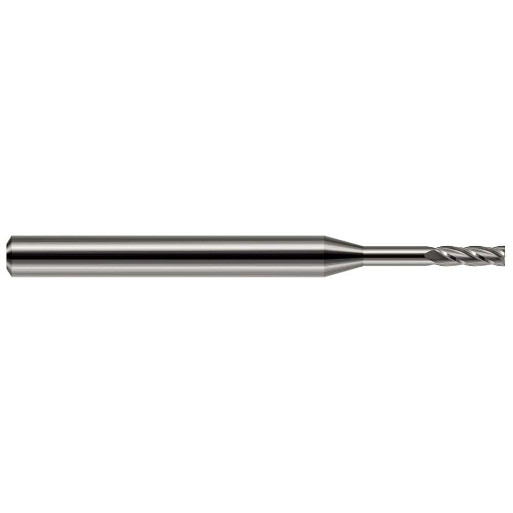 Square End Mill: 0.0150" Dia, 0.0450" LOC, 4 Flute, Solid Carbide