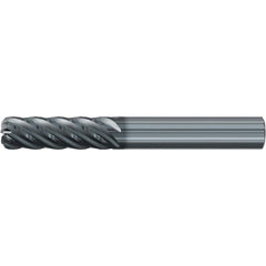 Roughing & Finishing End Mills; Mill Diameter (Fractional Inch): 1/2; Flute Type: Spiral; Number Of Flutes: 6; End Mill Material: Solid Carbide; Length of Cut (Inch): 2; Coating/Finish: AlCr