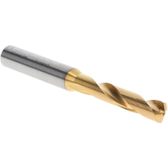 Screw Machine Length Drill Bit: 8.10 mm Dia, 140 deg Point, Solid Carbide