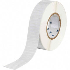 Label Maker Label: White, Polyimide, 1-1/2" OAW, 10,000 per Roll