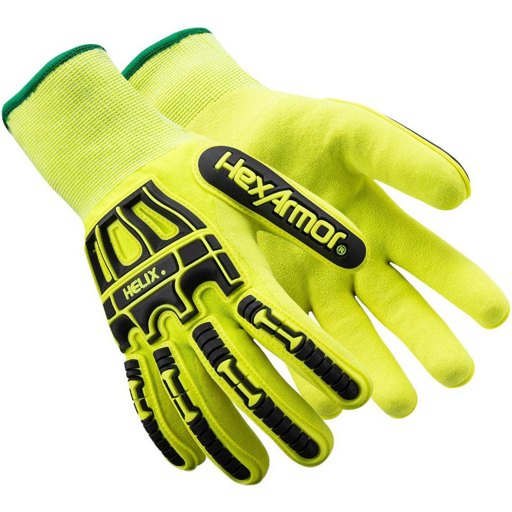 Impact-Resistant & Cut & Puncture-Resistant Gloves: Helix Helix 2059IMPW, Size Medium, ANSI Cut A4, ANSI Puncture 2, Nitrile, Acrylic