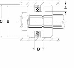 Air Cylinder Accessory: Glassfilled Polytetrafluoroethylene