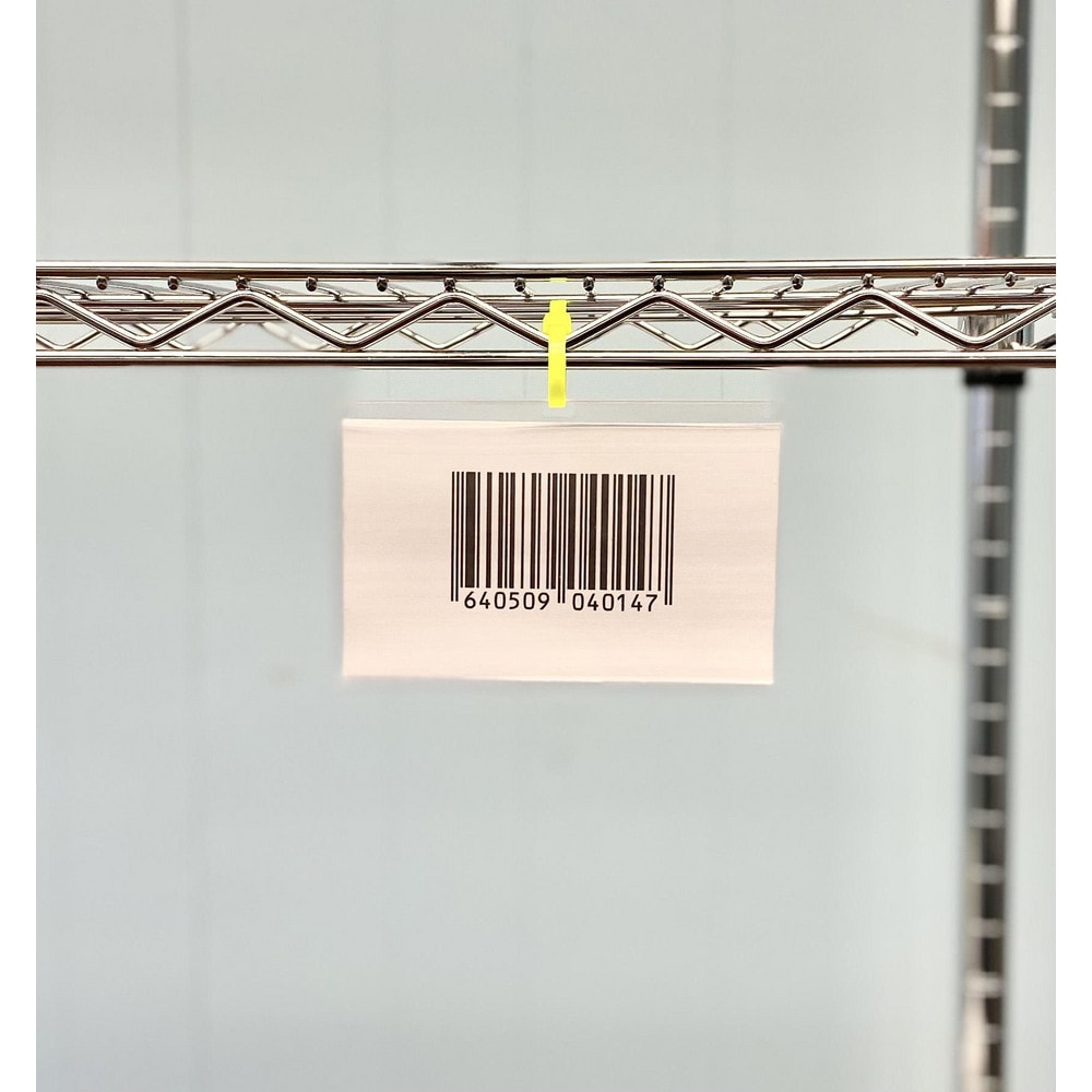 Label Holders; Backing: Zip Mount; Width (Inch): 4; Label Holder Style: Slide-in; Length (Inch): 6.00; Material: PVC; Finish: Matte; Label Insert Position: Top; Number Of Viewable Sides: 1