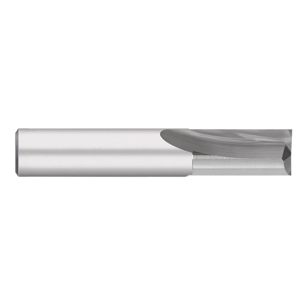 Square End Mill: 3/16" Dia, 5/8" LOC, 2 Flute, Solid Carbide