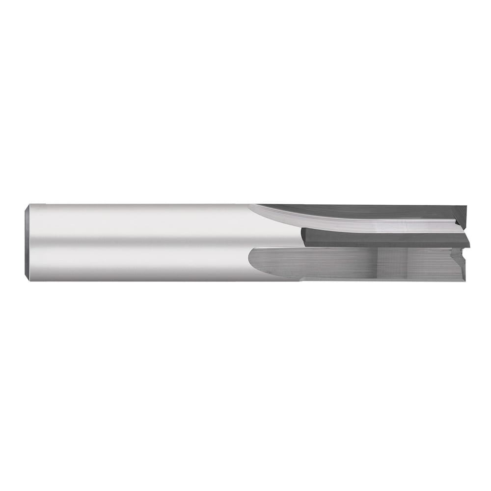 Square End Mill: 1/4" Dia, 3/4" LOC, 4 Flute, Solid Carbide