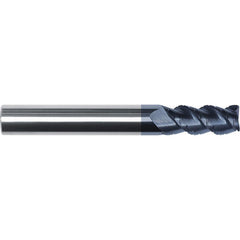 Roughing End Mill: 5/16" Dia, 3 Flute, Variable Pitch, 0.0150" Corner Radius, Single End, Solid Carbide, Chipbreaker