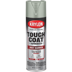 Spray Paint: Gray, Gloss, 15 oz Net Fill, Rust-Preventive Acrylic Alkyd Enamel