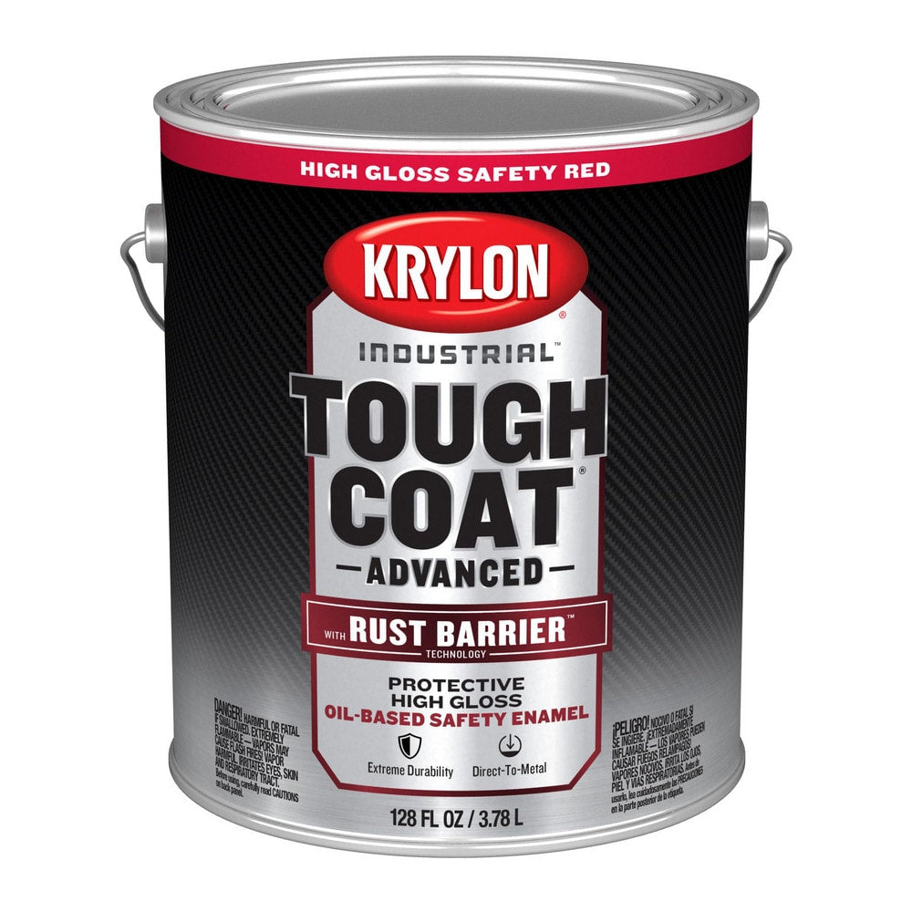 Rust Preventative  Paint: 1 gal, Safety Red, Gloss Finish