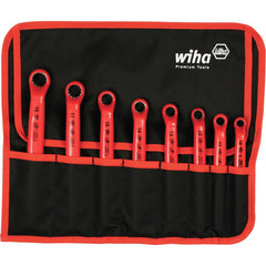 Deep Offset Wrench Set: 8 Pc, Metric