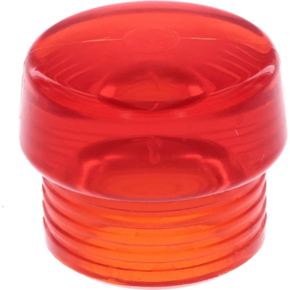 Replacement Heads & Faces; Tip Type: Replacement; Material: Cellulose Acetate; Tip Diameter (Decimal Inch): 2.0000; Color: Red; Mount Type: Clamping Head