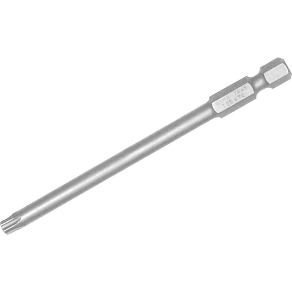 Torx Screwdriver Bits; Type: Torx Bit; End Type: Torx; Torx Size: T8; Overall Length (Inch): 3-1/2