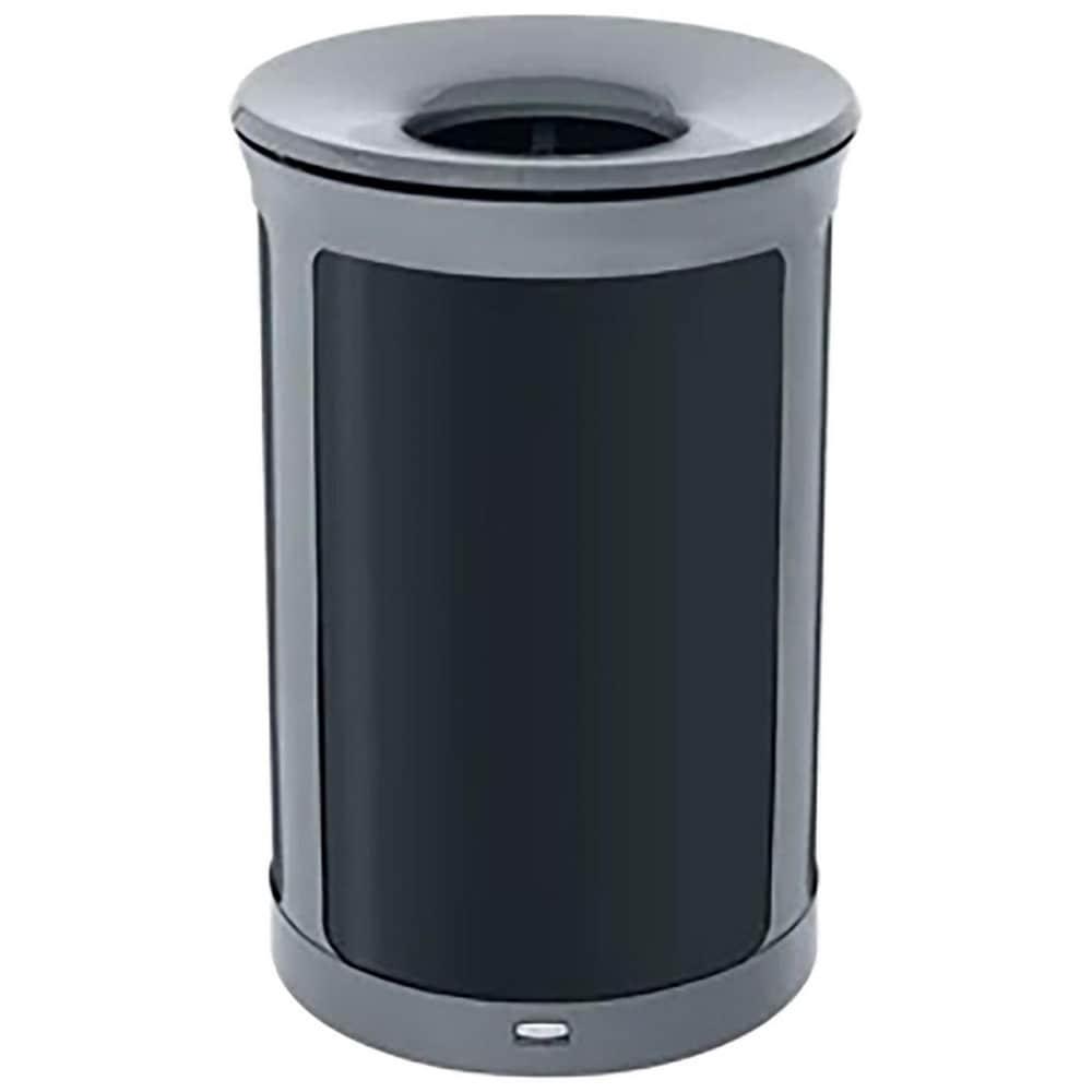 Trash Cans & Recycling Containers; Product Type: Trash Can; Container Capacity: 23 gal; Container Shape: Round; Container Material: Metal; Color: Umbra Gray; Material: Metal