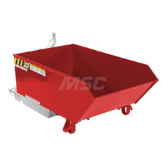 Stationary Tilt Hopper: 6,000 lb Capacity, 27" Wide, 46.19" Long, 21.375" High