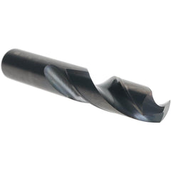 Screw Machine Length Drill Bit: 19/32" Dia, 118 deg Point, High-Speed Steel