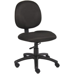 Task Chair:  Crepe,  Adjustable Height,  Black