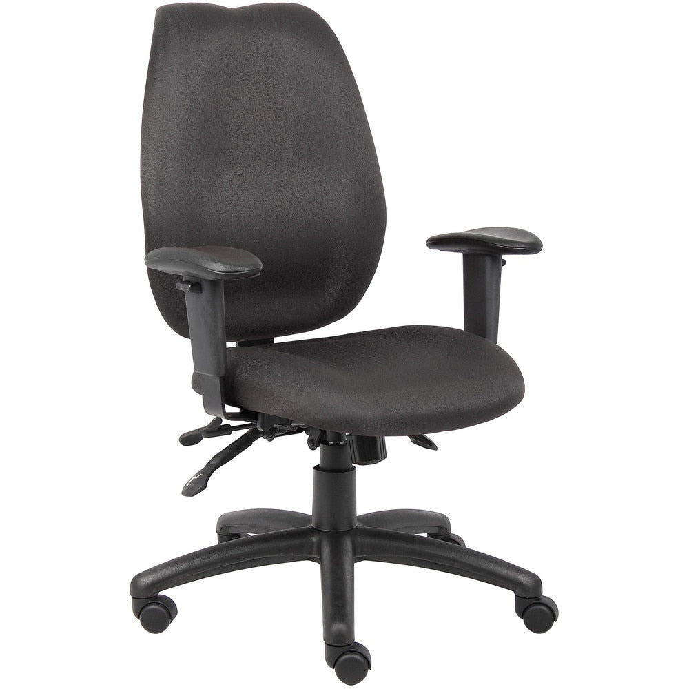 Task Chair:  Task Fabric,  Adjustable Height,  Black