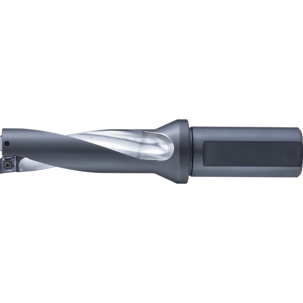 Indexable Insert Drill: PDZ1437FS150A10-3D, 1-7/16" Max Dia, 4-5/16" Max Depth, 3xD, 1-1/2" Shank Dia