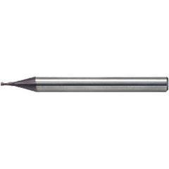 Square End Mill: 12.00 mm Dia, 24.00 mm LOC, 2 Flute, Solid Carbide