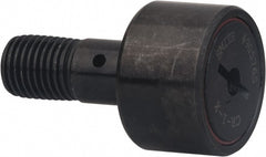 Plain Cam Follower: 1" Roller Dia, 0.625" Roller Width, 0.4375" Stud Dia, 1" Stud Length