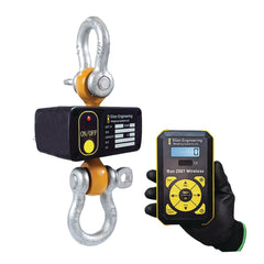 Crane Scales & Hanging Scales; Type: Shackle Type Wireless Dynamometer; Capacity (Lb.): 2000.00; Capacity (kg): 907.1847; Display Type: 6 Digit LCD; Scale Type: Dynamometer