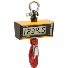 Crane Scales & Hanging Scales; Type: Crane Scale w/2" Display; Capacity (Lb.): 1000.00; Capacity (kg): 453.5924; Display Type: 6 Digit LCD, 5 Digit LCD; Scale Type: Crane Scale