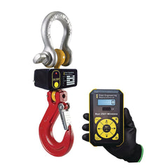 Crane Scales & Hanging Scales; Type: Hook Type Wireless Crane Scale; Capacity (Lb.): 2500.00; Capacity (kg): 1133.9809; Display Type: 6 Digit LCD; Scale Type: Crane Scale