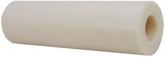 Plastic Round Tube: 1-1/2" ID, 2-1/2" OD, 2' OAL, Natural, Cast Nylon