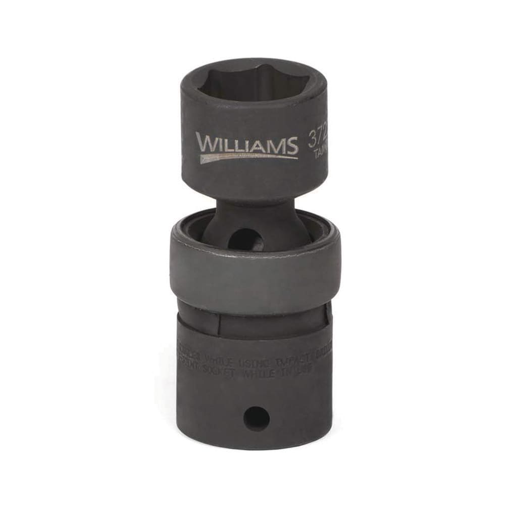 Impact Socket: 1/2" Drive, 1/2" Socket, Hex Drive