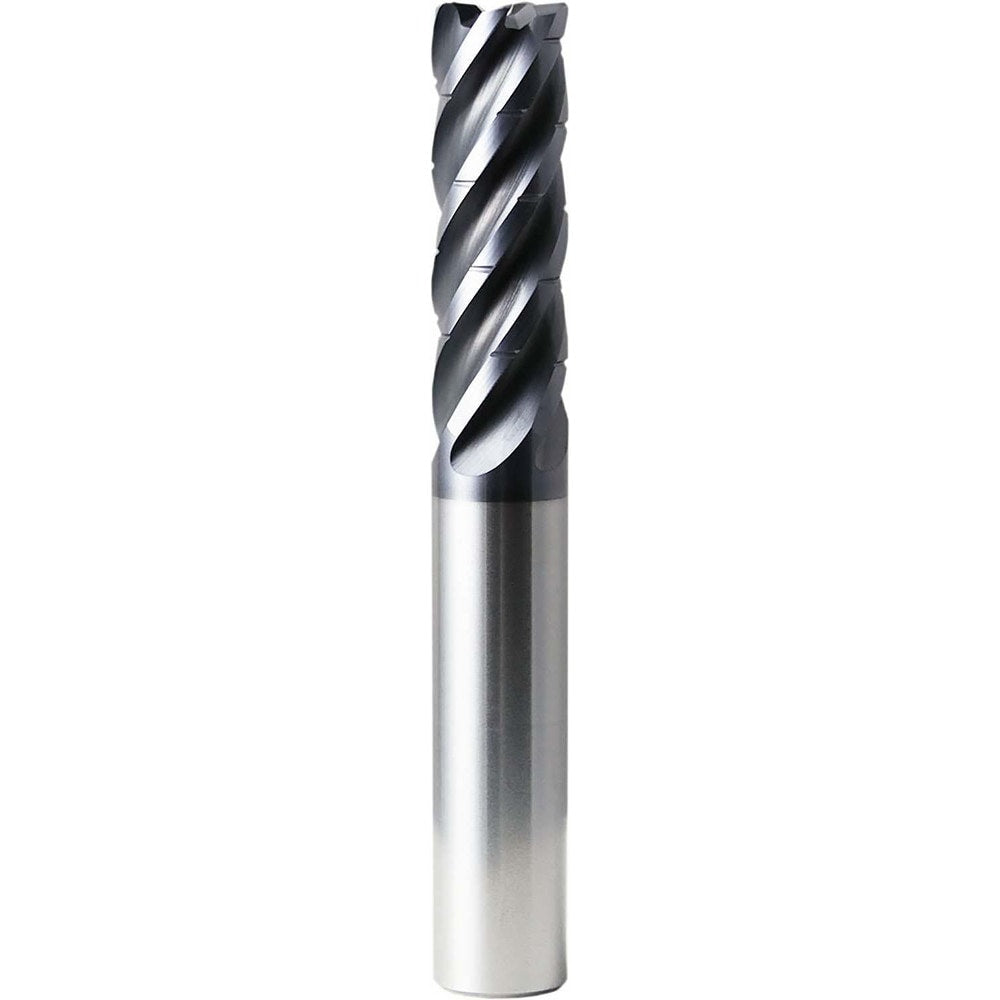 Corner Radius End Mill: 25 mm Dia, 75.00 mm LOC, 1.00 mm Radius, 5 Flute, Solid Carbide