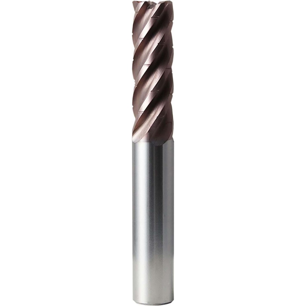 Square End Mill: 5/8" Dia, 1-7/8" LOC, 5 Flute, Solid Carbide