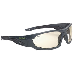 Safety Glasses: Platinum & Anti-Fog & Anti-Scratch, Polycarbonate, Copper Lenses, Full-Framed