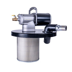 Drum-Top Vacuum Heads; Power Source: Air; Compatible Drum Capacity: 30; Application Type: Wet/Dry Drum Vacuum Head; Filtration Type: Standard; Vacuum Hose Fitting (Inch): 1/2; Vacuum Collection Type: Bagless; Minimum Air Flow: 110; Inlet Air Flow: 60