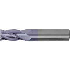 Square End Mill: 3/4" Dia, 3" LOC, 4 Flute, Solid Carbide