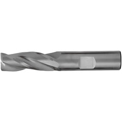 Corner Radius End Mill: 3/16" Dia, 5/16" LOC, 0.25 mm Radius, 3 Flute, Solid Carbide