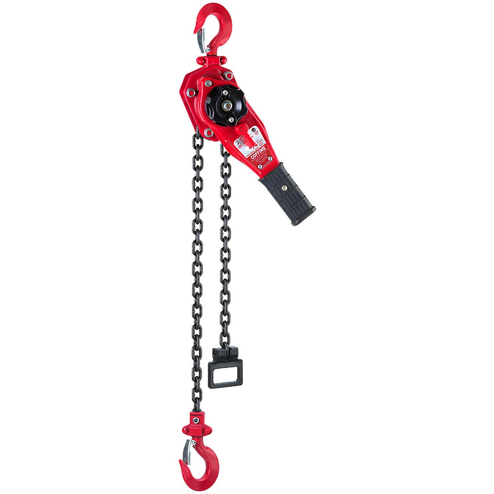 Manual Lever Hoist: 3000 lb Capacity, 10' Max Lift