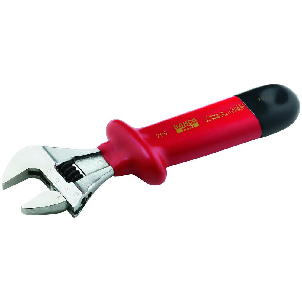 Adjustable Wrench: 6" OAL, 3/4" Jaw Capacity