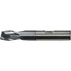 Square End Mill: 1-1/4" Dia, 1-5/8" LOC, 2 Flute, Cobalt