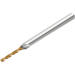 Micro Drill Bit: 2.50 mm Dia, (0.0984"), 139 deg, Solid Carbide