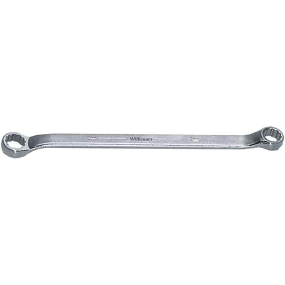 Offset Box End Wrench: 17 x 19 mm, 12 Point, Double End