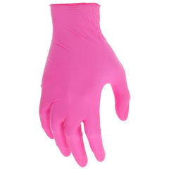 Disposable Gloves: Series NitriShield, Size Large, 3.5 mil, Nitrile, Food Grade, Powder-Free, No