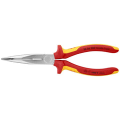 Long Nose Pliers; Pliers Type: Long Nose Pliers, Cutting, Insulated; Jaw Texture: Serrated; Jaw Length (Inch): 2-7/8; Jaw Width (Inch): 45/64