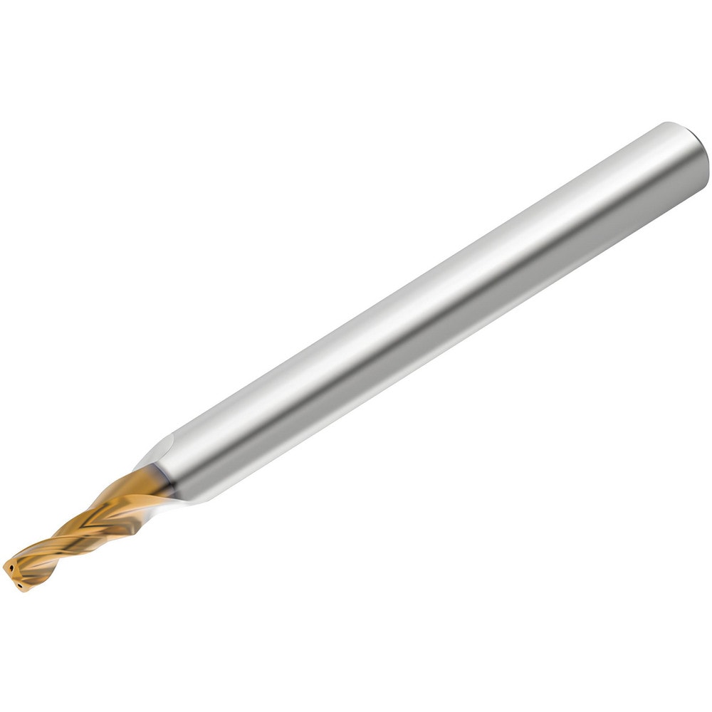 Micro Drill Bit: 1.60 mm Dia, (0.0630"), 139 deg, Solid Carbide