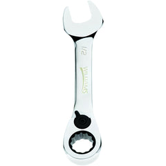 Combination Wrench: 1/2" Head Size, 15 deg Offset